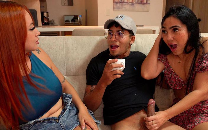 Andrea Castro: Seks threesome sama pacarku dan ibu tirinya setelah dia nyepong...