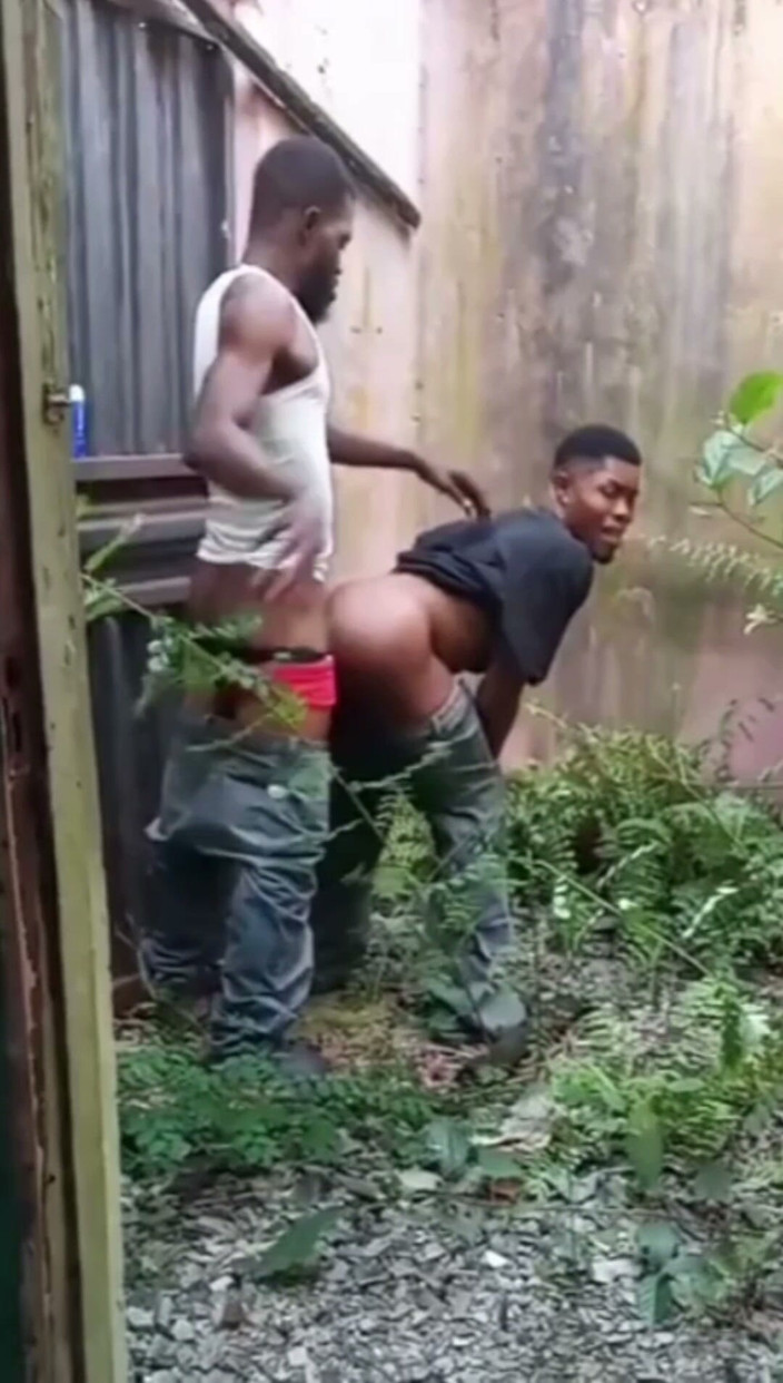 BLACKSHOOTERR: Outside Old Abandoned House Fucking Him...