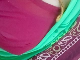 Krish meera: 사리 벗는 타밀 핫한 마누라