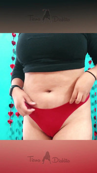 Sexy College Girl Records Herself Showing Her Boyfriend Her Red Thong