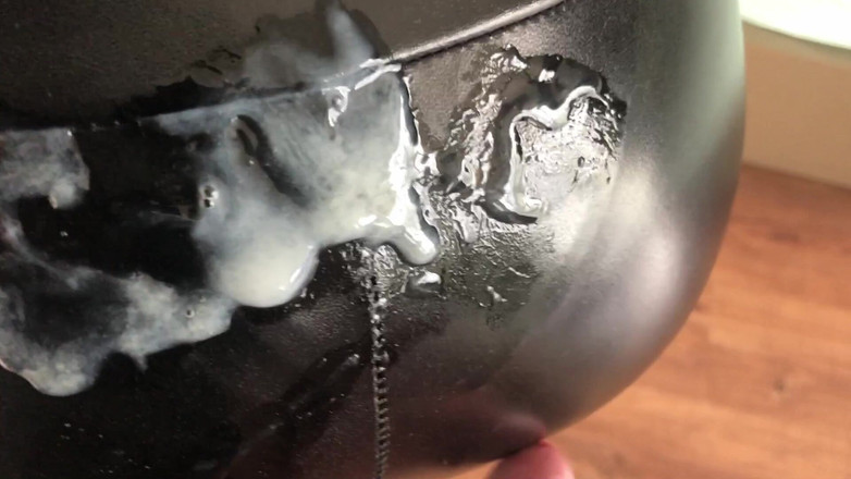 Mistress Mary: Kongkekkan leggins kulit dan pancutan mani untuk saya