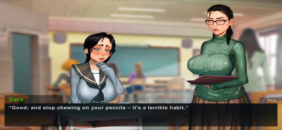 Hentai World: Taffy tales bitch moan in a class