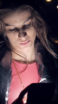 Dina 18 Plus Sucks Cock in the Stairwell