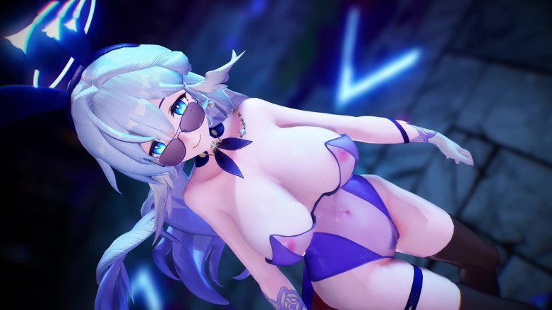 MikuMotion: [mmd] Robin Queencard Transparent Open Swimsuit Anal Plug Big Shake;...