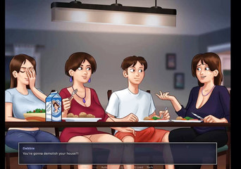 Dirty GamesXxX: Summertime saga：和熟女共进晚餐 第118,119集