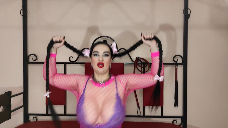 Princess18_: Pigtails Bimbo děvka