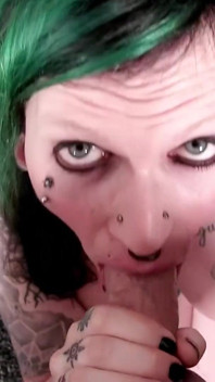 Super busty amazon swallows your dick