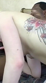 White Skinny Blonde 20 Yo Babe Banged Hard by BBC Step Stepdad