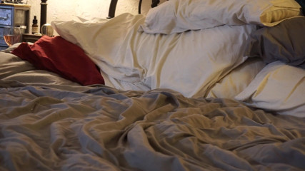 Kat Cumsalot Productions: Kayla squirts twice in my wife's bed!