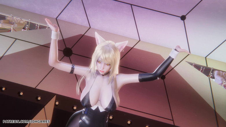 3D-Hentai Games: Chung Ha - stres - Ahri Sexy Striptiz