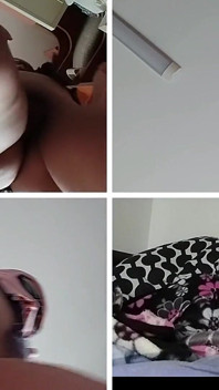 Istri amatir lagi asik fingering memeknya sampai orgasme sambil meringis keenakan. Cewek latina pantat montok, toket besar.
