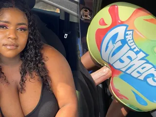 BootyClapper187: Thick Black Girl Gets Fucked Through Her Tight Gusher Shorts...