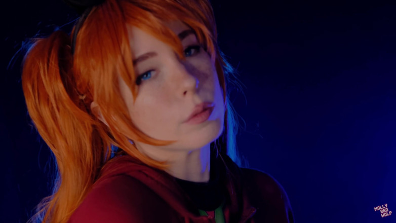 MollyRedWolf: Hot slut Asuka Langley 4K! DP, 3cumshot