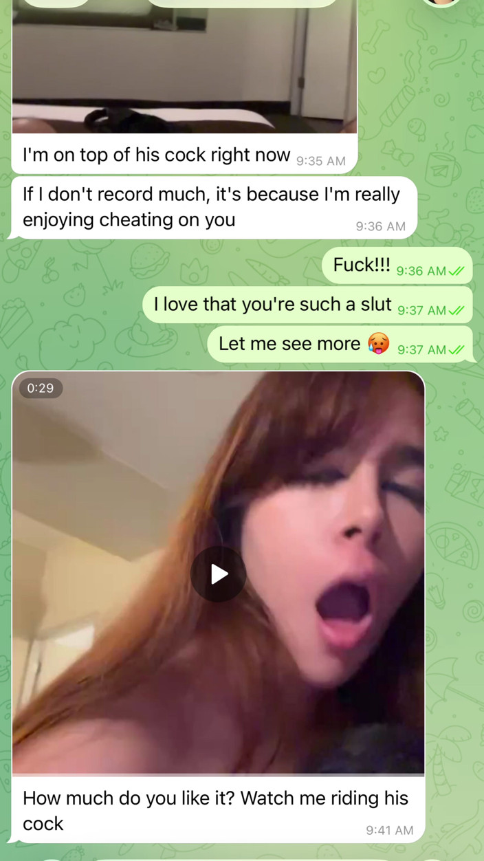Lola Petite: Cuckold Chat: Creampied by Another Man
