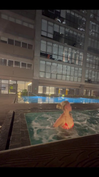 Want to Join Me? Its so Hot in This Pool