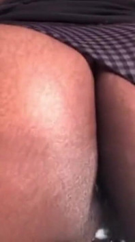 Ebony Stepdaughter Masterbating for Her Daddies Dick