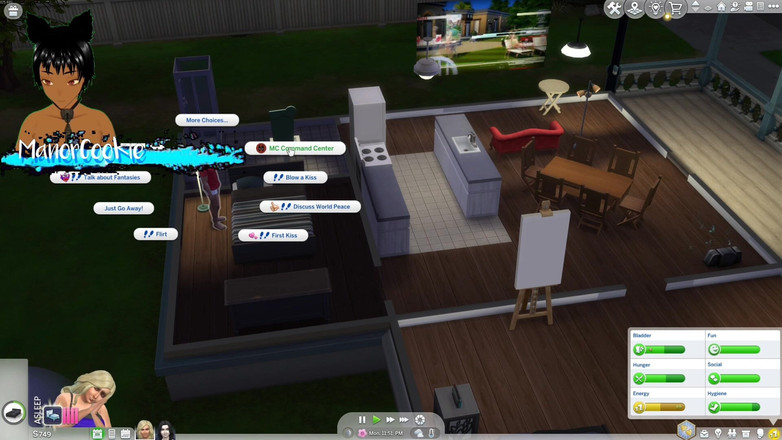 Manor Cookie: Sims 4 - aksi hot lesbian tante seksi dan tante gotik yang...