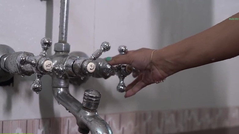 My desi wife: Hardcore jebanie Sence z kąpielą, prawdziwa jebanie historia