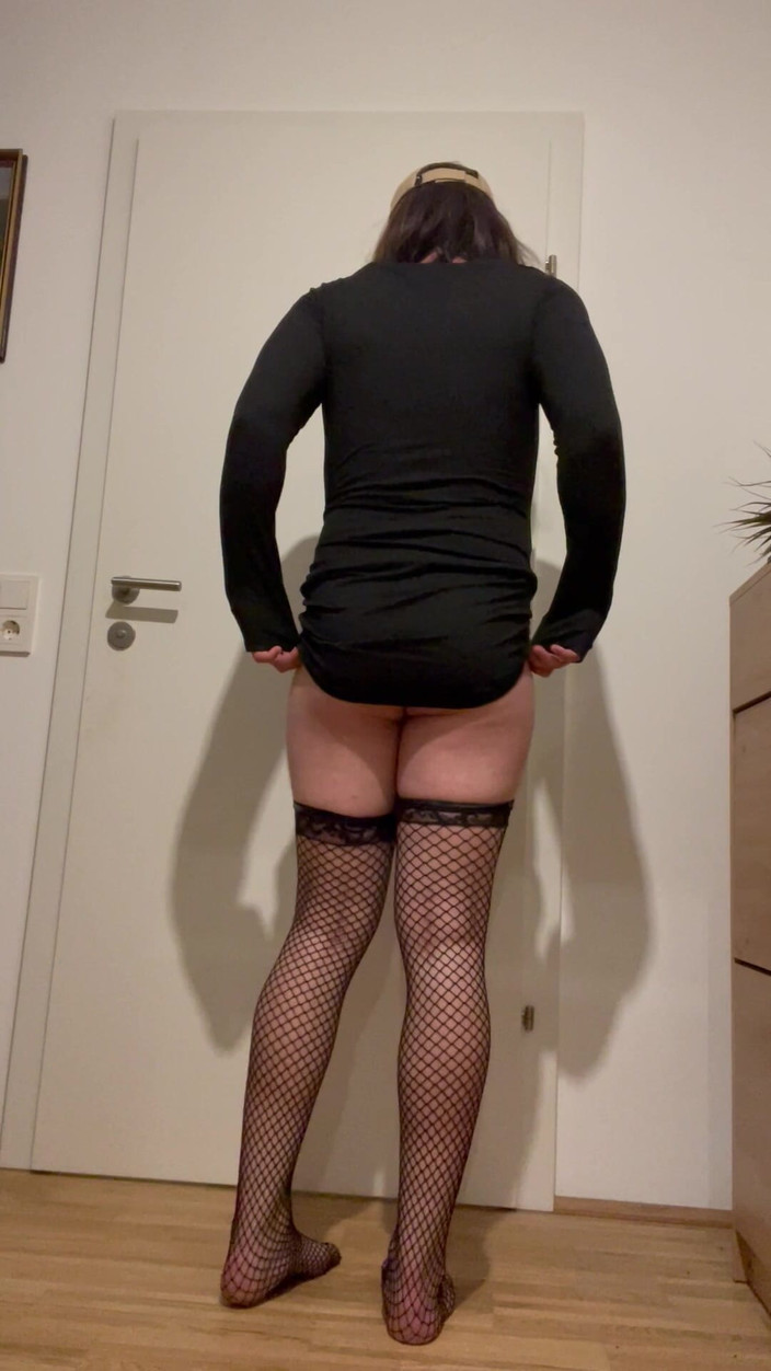 femboysoft: Crossdressing Femboy Zadek spodního prádla