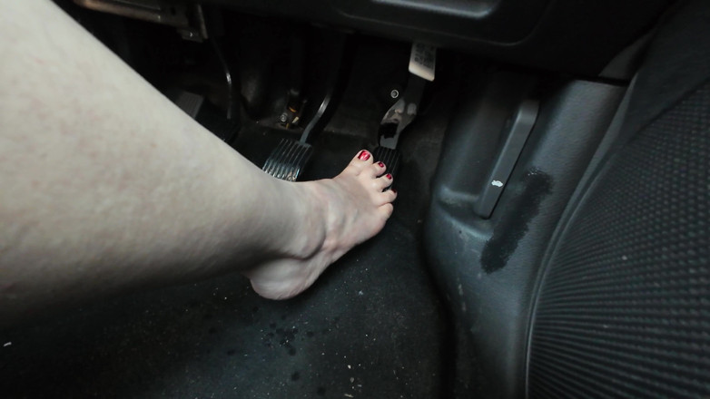 Kinky Lyrical: Oiled Feet Barefoot Drive by Kinkylyrical