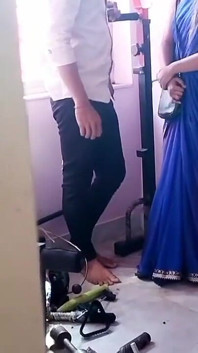 The Student Called the Madam Again to an Empty Room and Fucked Her