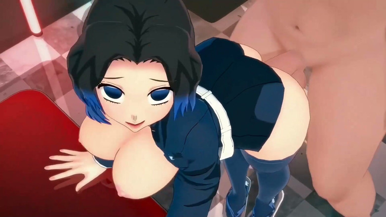 Smixix: Kimetsu No Yaiba Shinobu Hentai Zezadu Sex Crempie Mmd 3D Modrá...
