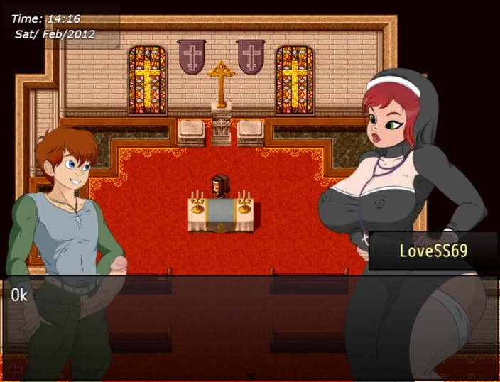 LoveSkySan69Real: Non santa v0.10 parte 27 anima rosa mi ha fatto la...