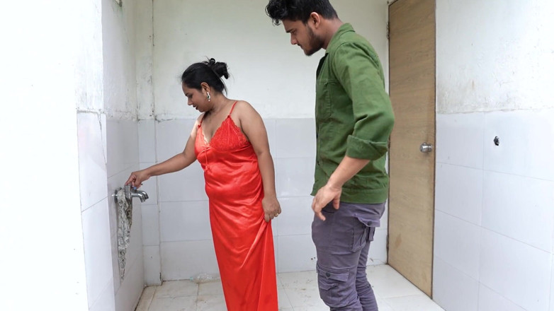 harry1: Indian Hot Wife Fucked with Plumber Gets Horny Watching Porn...
