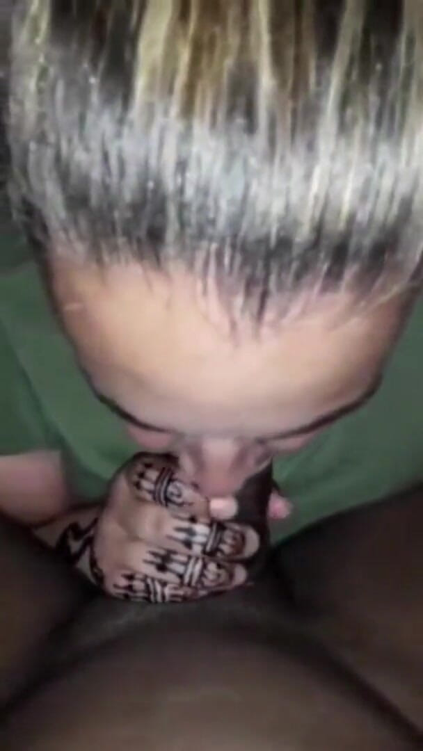 Real homemade BBW BBC porn: Bbwbootyful Sucking BBC Nata4sex making him moan and groan