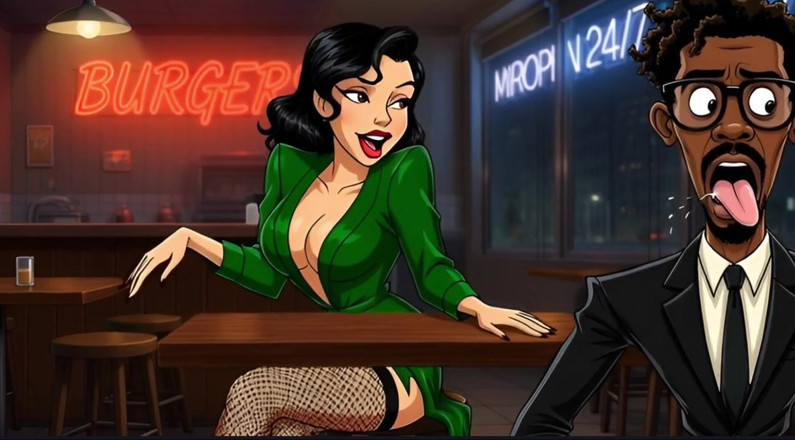 Octopussy Lovers Club: Żona dziwka zerżnięta w brudnej publicznej toalecie. Kreskówki