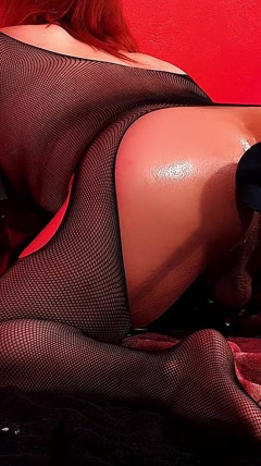 Fucking My Ass in Doggy Style with a Fuck Machine & 9 in Fat Dildo thumbnail
