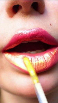 Sensual Golden Melting Kiss