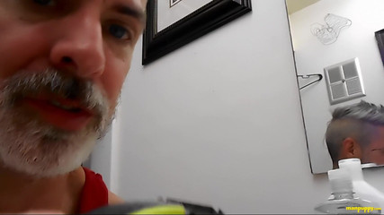 Man Puppy: Mengajarimu cukur bulu - ayah raksasa 8