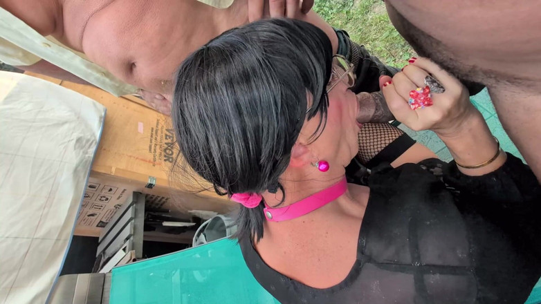 Trans and Co: Master Bob Explodiert Einem Sissy Mit Seinem Großen Schwarzen Schwanz...