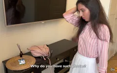 A Classmate Caught Me Jerking off to Her Photos, but We Solved This Problem by Having Sex!