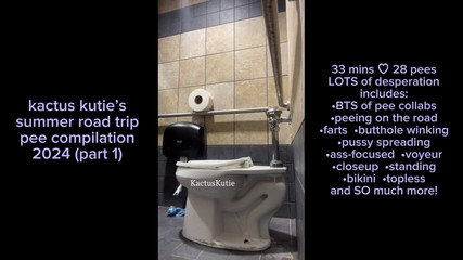 Thumbnail of Summer Road Trip Pee Compilation Part 1