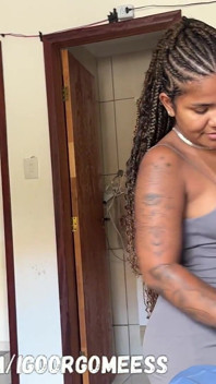 Perfect Girlfriend Loves to Express Milk Before Leaving Home