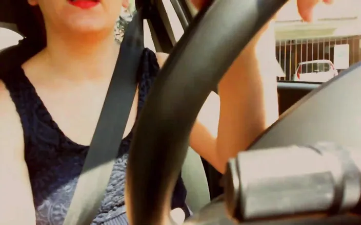 Nicoletta Embassi: Italian Stepmother Masturbates in the Car While Taking Her Stepson...