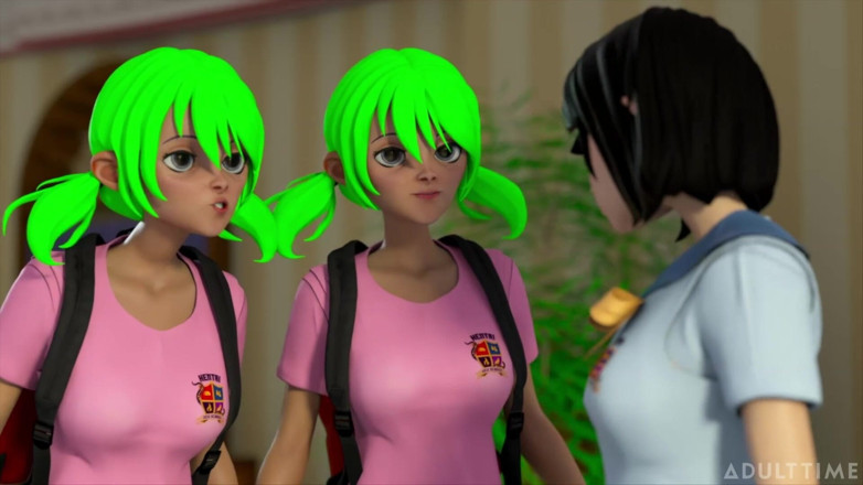 Hentai Sex School: Hentai Sex College odcinek 6 - studentka demonstruje swoją sprawność seksualną na...