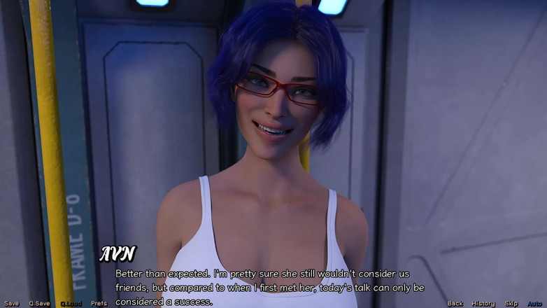 AVN Teller: Uvízlá ve vesmíru - plánování šukání sexy modrovlasé milfky