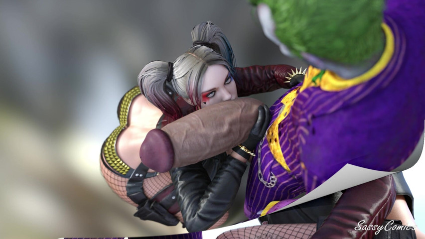 Harley Quinn Anal Fucked by Joker's Massive Cock (Sassy comics)