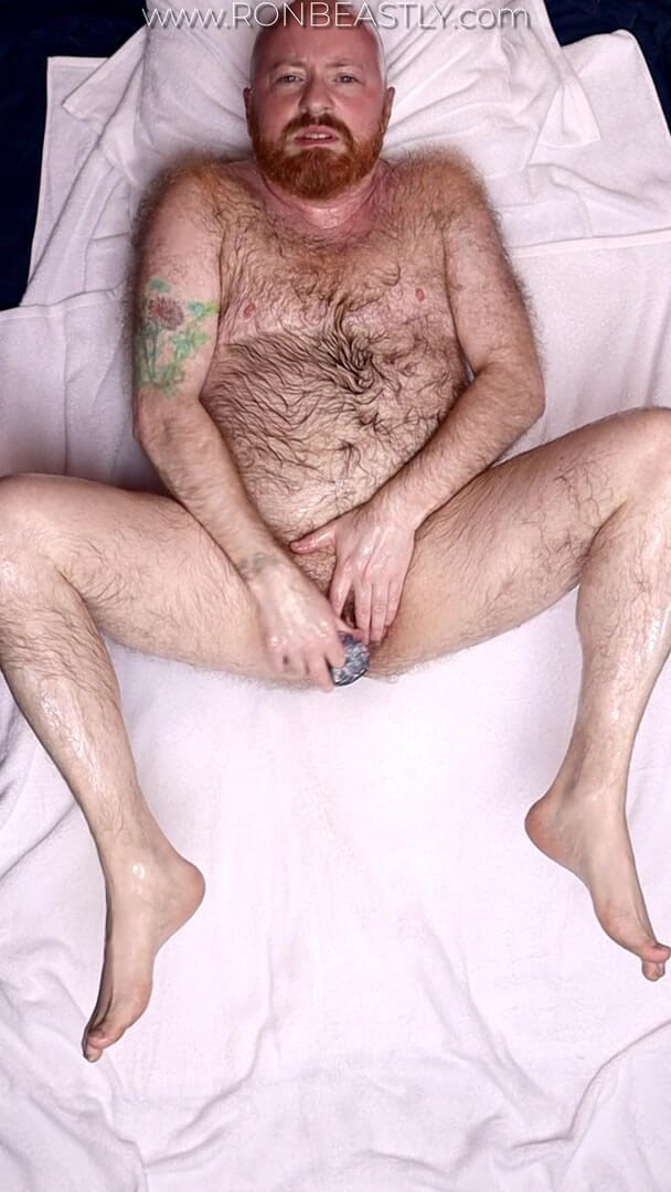 RonBeastlyFTM: Oily Boy - Ftm Bear Oily Jack off Sesh