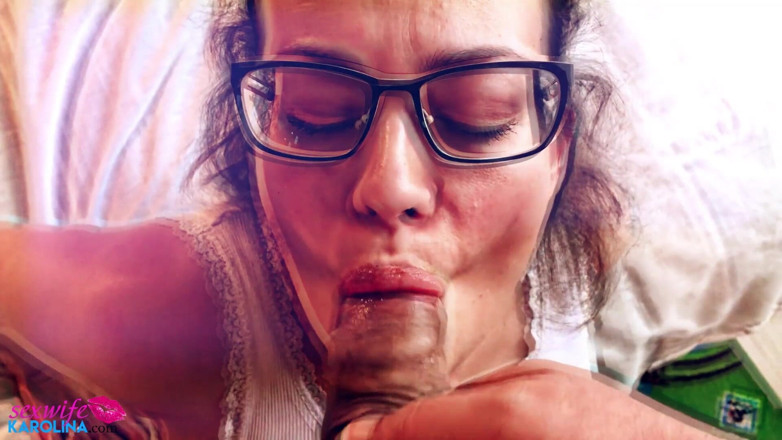 Oksana_Katysheva: Orta yaşlı seksi kadın yarak emiyor ve yüzüne boşalma