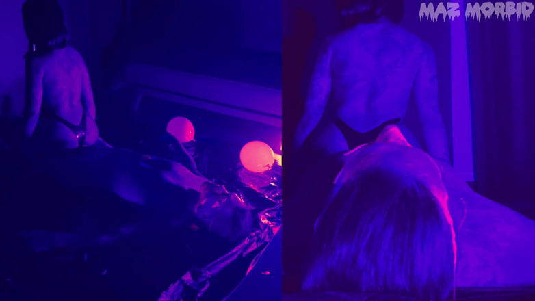 KinkyFemdomTV: Pallone uv che scoppia e si siede in faccia ft...