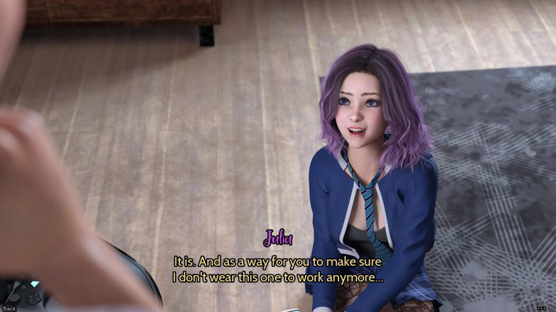 3D Cartoon Porn: Fresh Women 8 - Julia &amp; Simon Strip Video Game - Loser Loses Clothes