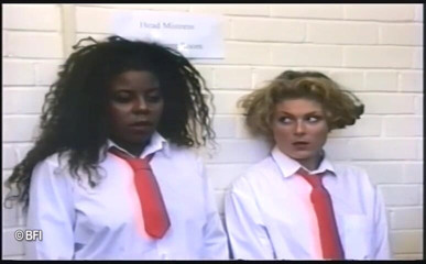 Dominate That Babe: Ebony girl and her friend are whipping by her teacher