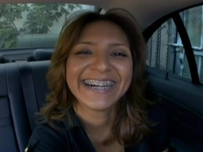 Just Great Ass: Hot latina takes a big cock in the car