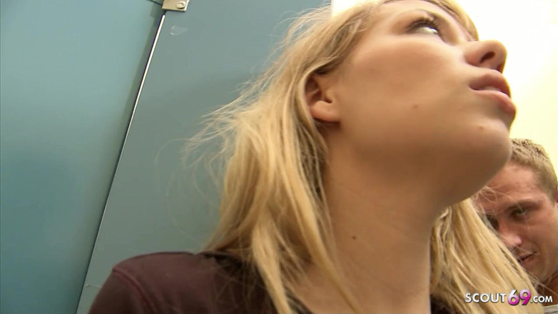 Full porn collection: Blonde Skinny Teen Nicole Secretly Fucked on the Roof by...