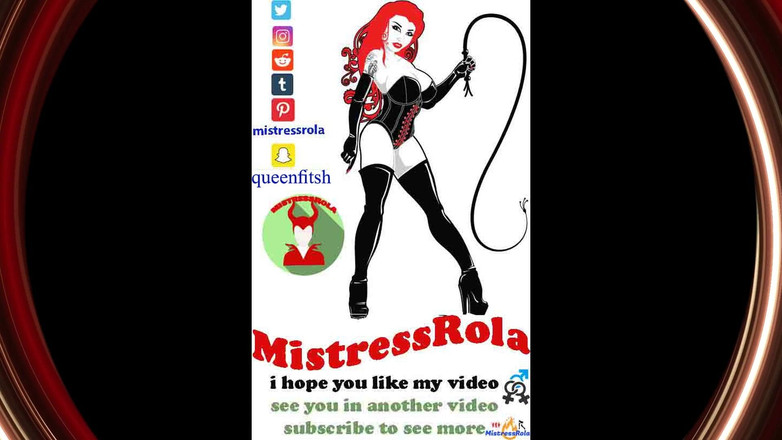 Mistressrola: Mangia e prendi i tuoi regali da padrona