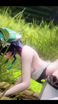 Venti Female Fucked by Hilichurl Gets Creampied in Genshin Impact Mondstadt Sex Porn Doggystyle